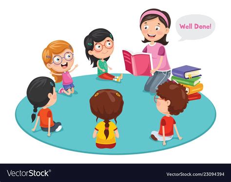 Download Of preschool children Royalty Free Vector Image ...