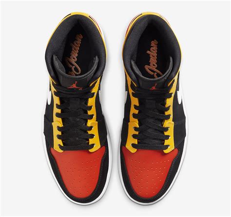 Priced at $160 usd, the air jordan 1 black/orange is set to release on nike.com and select jordan brand retailers october 26. Air Jordan 1 Mid SE Black Amarillo Team Orange 852542-087 ...