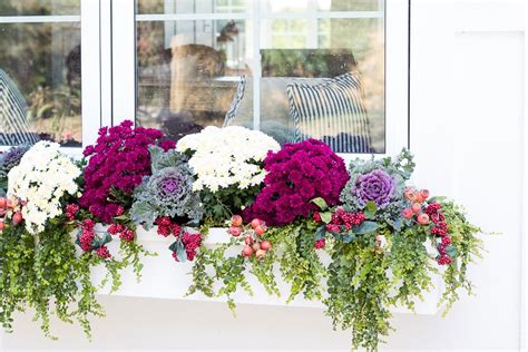 A window box adds living personality to your home. Friday Feels - Fall - The Lilypad Cottage