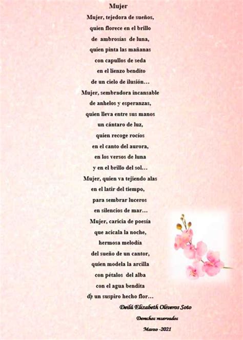 Poemas Por El Dian Internacional De La Mujer