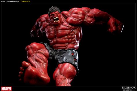 Marvel Red Hulk Polystone Statue By Sideshow Collectibles Sideshow