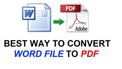 How To Convert Word File To Pdf 2015 Youtube