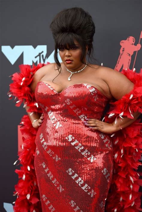 All the rumors are true! LIZZO at 2019 MTV Video Music Awards in Newark 08/26/2019 ...