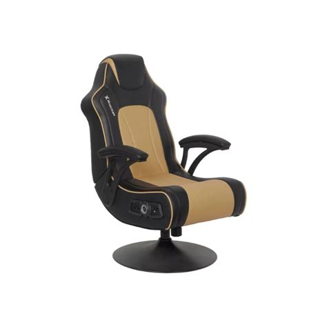 Gaming Chair Torque Pedestal Gold Black Top Notch Dfw Llc