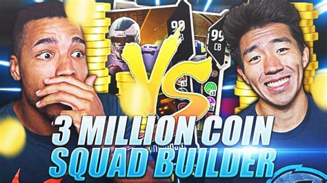 Epic 3 Million Coin Squad Builder Vs Kaykayes Madden Ultimate Team