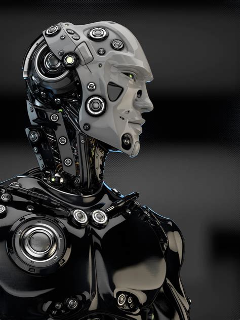 Robotic Man In Profile By Ociacia On Deviantart