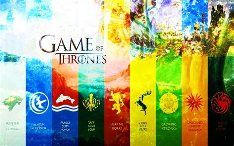 Game Of Thrones List Of Houses Game Of Thrones Houses List Game Of