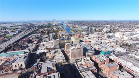 Downtown Stockton Drone Photography
