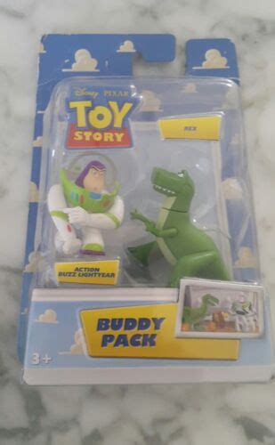 Toy Story Buddy Pack Action Buzz Lightyear And Rex Mini Figure 2 Pack