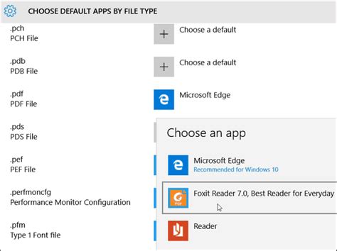 Change The Windows 10 Default Pdf Reader From Microsoft Edge