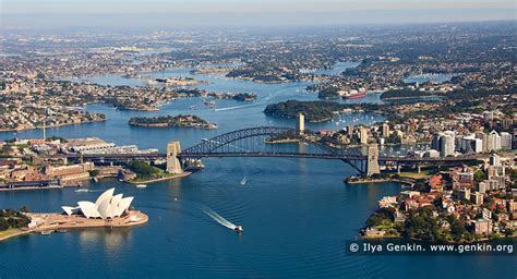 Aerial View Of Sydney City Photos Sydney Nsw Australia Print Fine