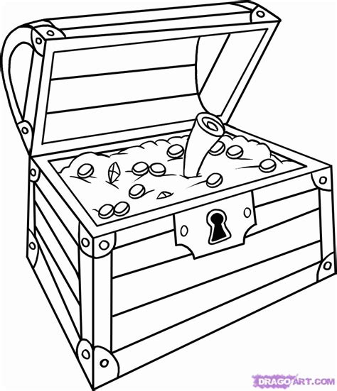 🎨 art supplies we love (amazon the kids and i thought what would be more fun that an authentic looking treasure map prop to go along with their play adventures?! Open Treasure Chest Coloring Page - Coloring Home