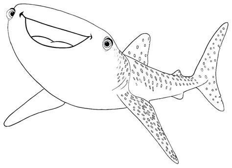 Tiburón hambriento de Dibujos Animados para colorear imprimir e dibujar Dibujos Colorear Com