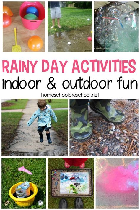 20 Rainy Day Activities For Preschoolers Rainy Day Activities Rainy