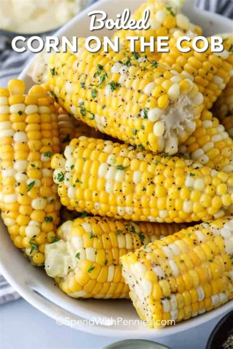 Corn removed from the cob and cooked remains fresh in the fridge for exactly the identical timeframe. How Long to Boil Corn on the Cob - Spend With Pennies