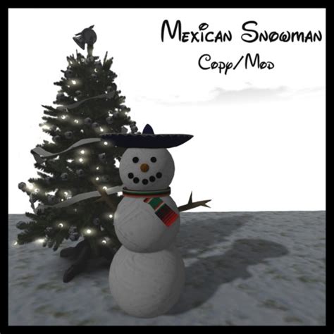 Second Life Marketplace Petite Mexican Snowman