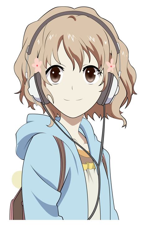 Short Curly Hair Anime Girl