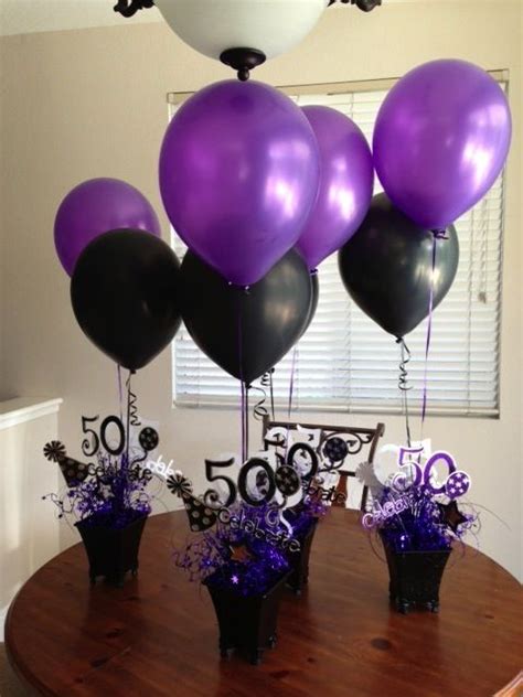 These Are Centerpieces I Made For My Brother And His Wife S 50th Birthday Party I Use 50th
