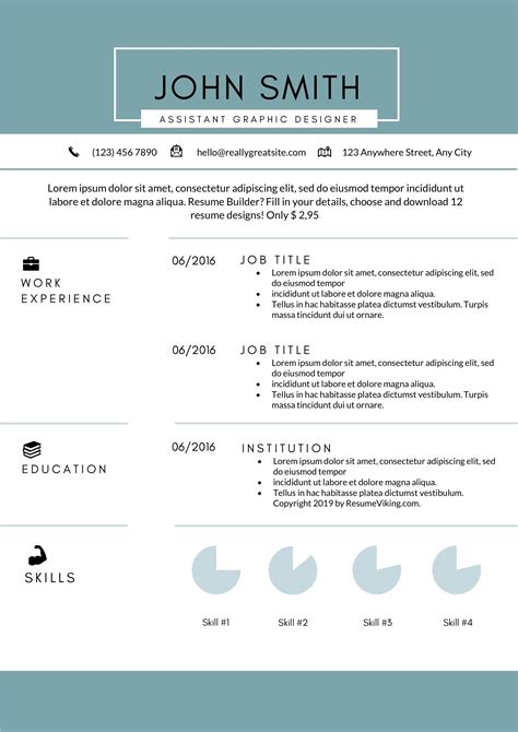 Formal Word 2019 Resume Template Copyright 2020 By