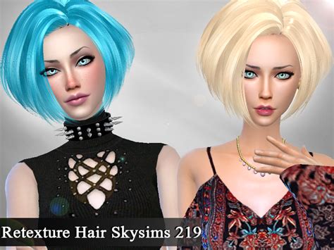The Sims Resource Retexture Hair Skysims 219