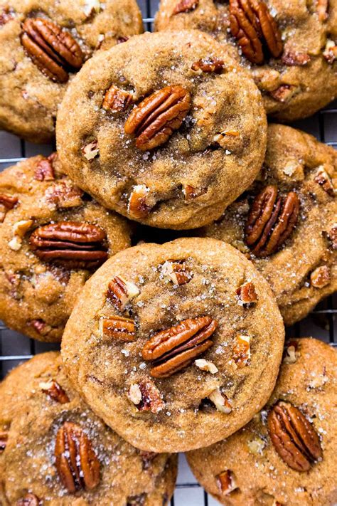 Add sugar and beat until light, about 1 minute more. Butter Pecan Cookies | Foodtasia