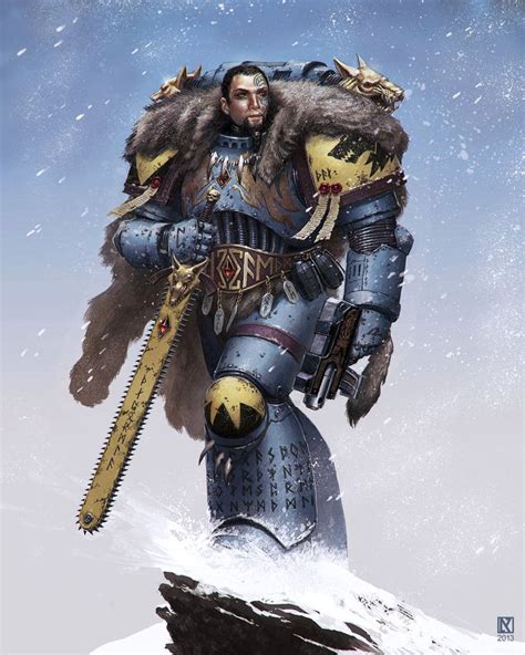 Space Wolf Space Wolves Warhammer 40k Space Wolves Warhammer Art