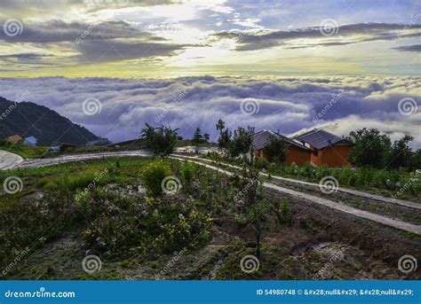 Beautiful Mountain Scenery In Phutabberk Phetchabun Thailand Stock