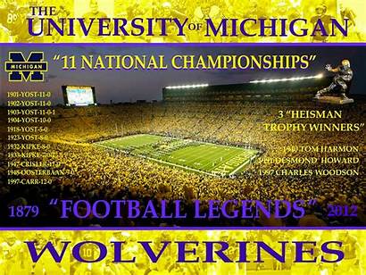 Michigan Wolverines Screensaver University Poster Football Screensavers