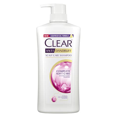 Clear Anti Dandruff Shampoo Complete Soft Healthy Hair Care Clear