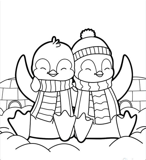 Kids enjoy animal coloring pages with beautiful birds, cats, dogs, and horses. Cute Penguin Coloring Pages at GetColorings.com | Free ...
