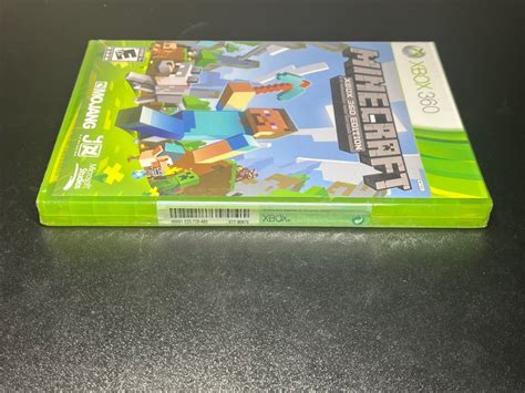 Minecraft Xbox 360 1st Print 2 Day Gold Brand New Factory Sealed See