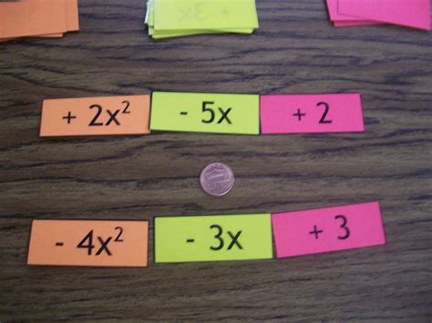 Math Love Adding And Subtracting Polynomials Activity