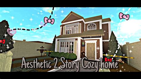 Cozy Aesthetic Bloxburg House 2 Story Bmp Inc