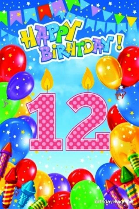 62 12th Birthday Wishes