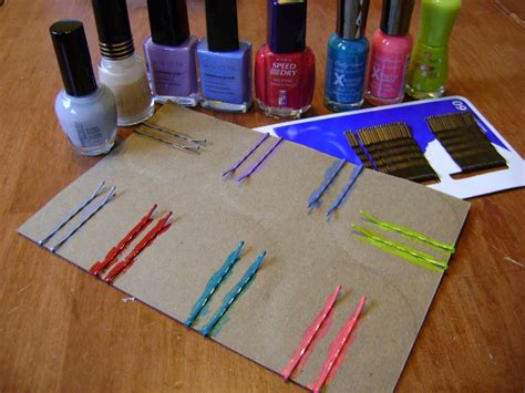 daily mixed bag diy coloured bobby pins