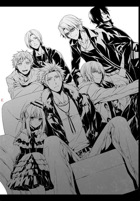 Black And White K Project Anime K Project K Project Anime