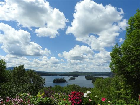 Merrysyracuse Adirondacks View Of Blue Mountain Lake From Adirondack