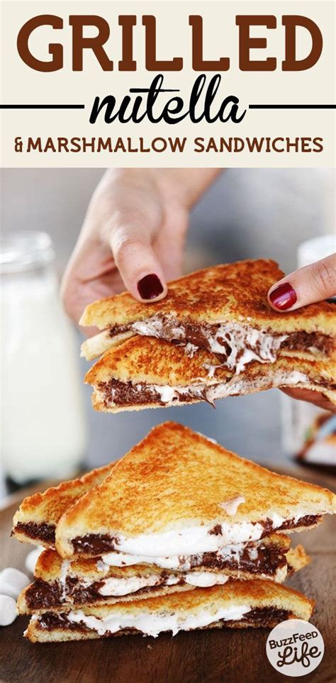Creamy healthy nutella is chocolatey, rich and delicious, all while naturally sweetened for a nutritious alternative to store bought options. 15 Recipes to Make Dessert Sandwiches - Pretty Designs