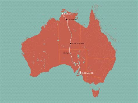 Ghan Adelaide To Darwin Itinerary Ghan 3 Day Rail Journey