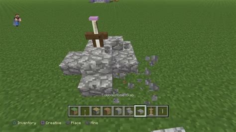 Minecraft Ps4 Sword In Stone Tutorial Youtube
