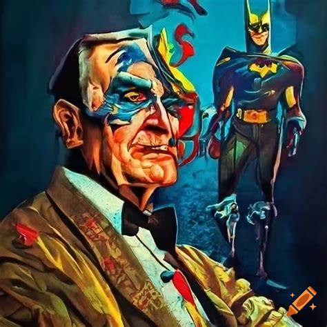 Greek Batman Villain By Norman Rockwell