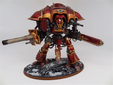 Warhammer 40k Chaos Imperial Knight Of Khorne By Justinsoli On Deviantart