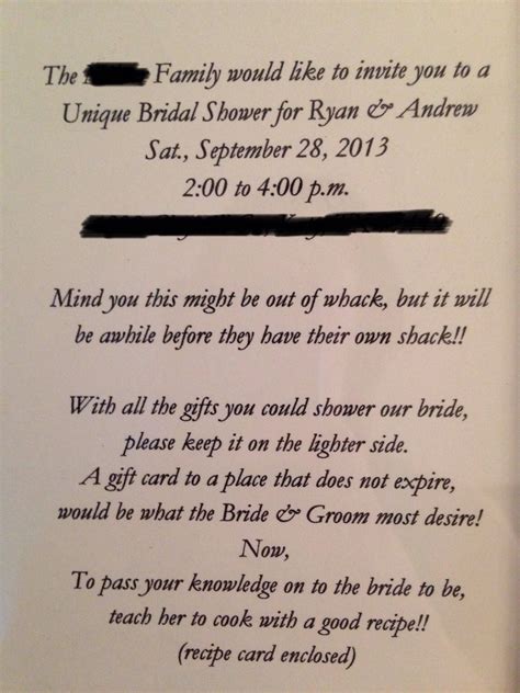 Gift Card Wedding Shower Jenniemarieweddings