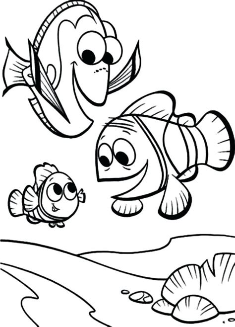 See more ideas about nemo coloring pages, coloring pages, finding nemo coloring pages. Clown Fish Coloring Page at GetColorings.com | Free ...