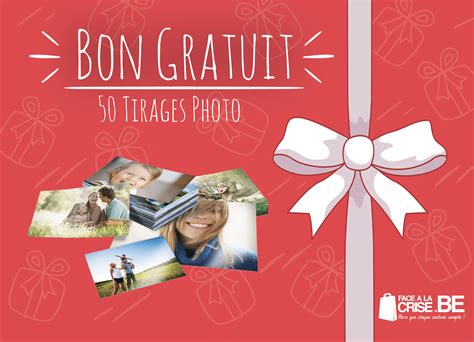 50 tirages photo gratuits ! - Face à la crise