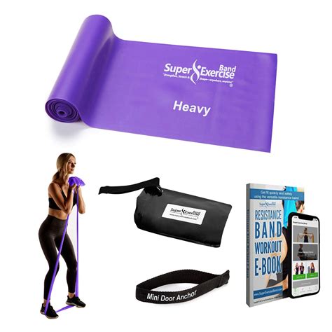 Buy 7 Ft Long Resistance Band With Carry Pouch And Resistance Band