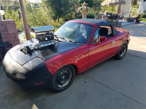 For Sale 1990 Miata With A Supercharged Ford V8 Engine Swap Depot