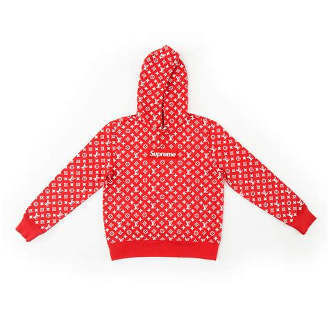 Something cool finally happened in the universe: HOODIE, "Supreme", Louis Vuitton, 2017. - Bukowskis