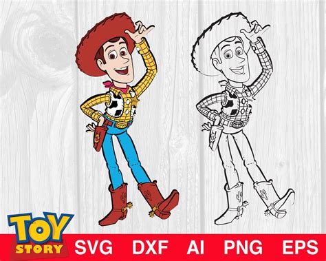 Woody Svg Toy Story Character Outline Svg Toy Story Svg Toy Story