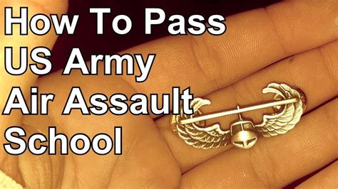 How To Pass Us Army Air Assault School Youtube